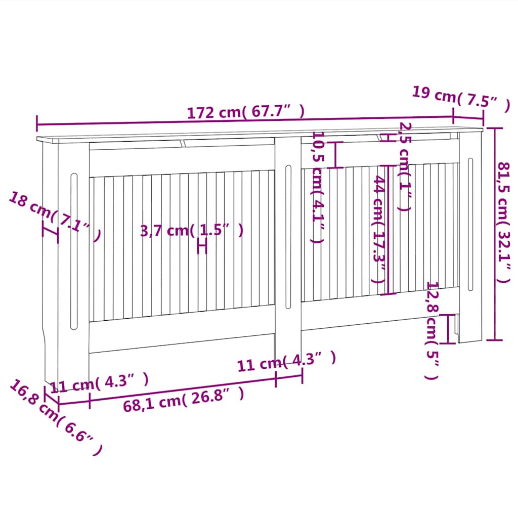 Radiator Cover Mdf