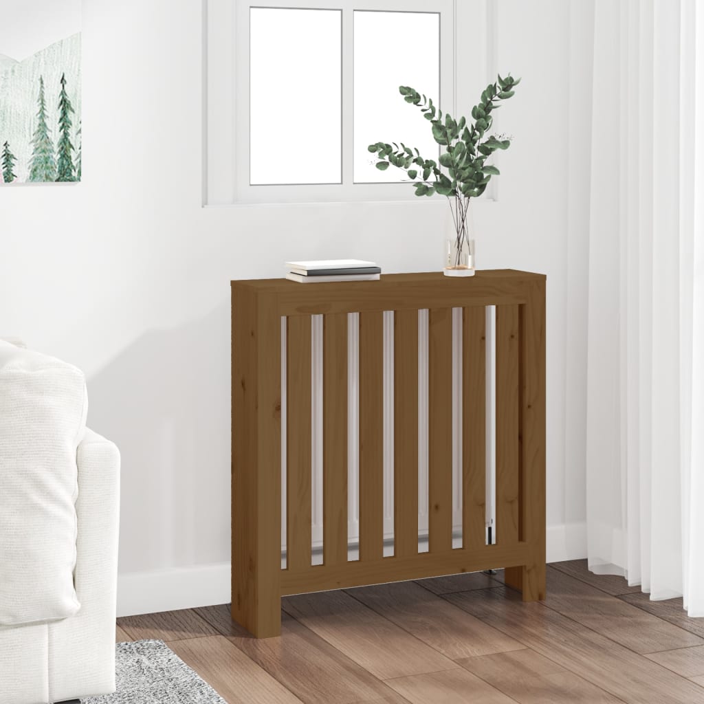Radiator Cover Solid Wood Pine