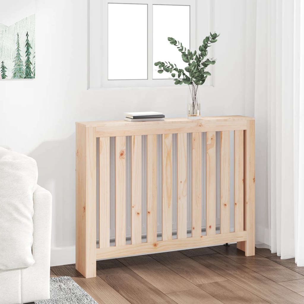 Radiator Cover Solid Wood Pine