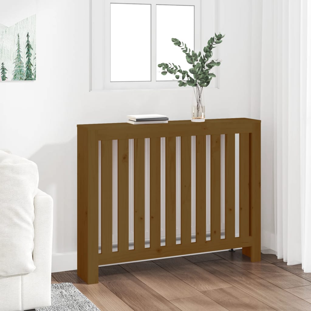 Radiator Cover Solid Wood Pine