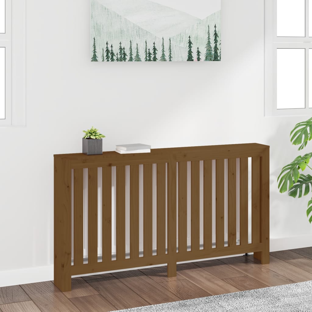 Radiator Cover Solid Wood Pine