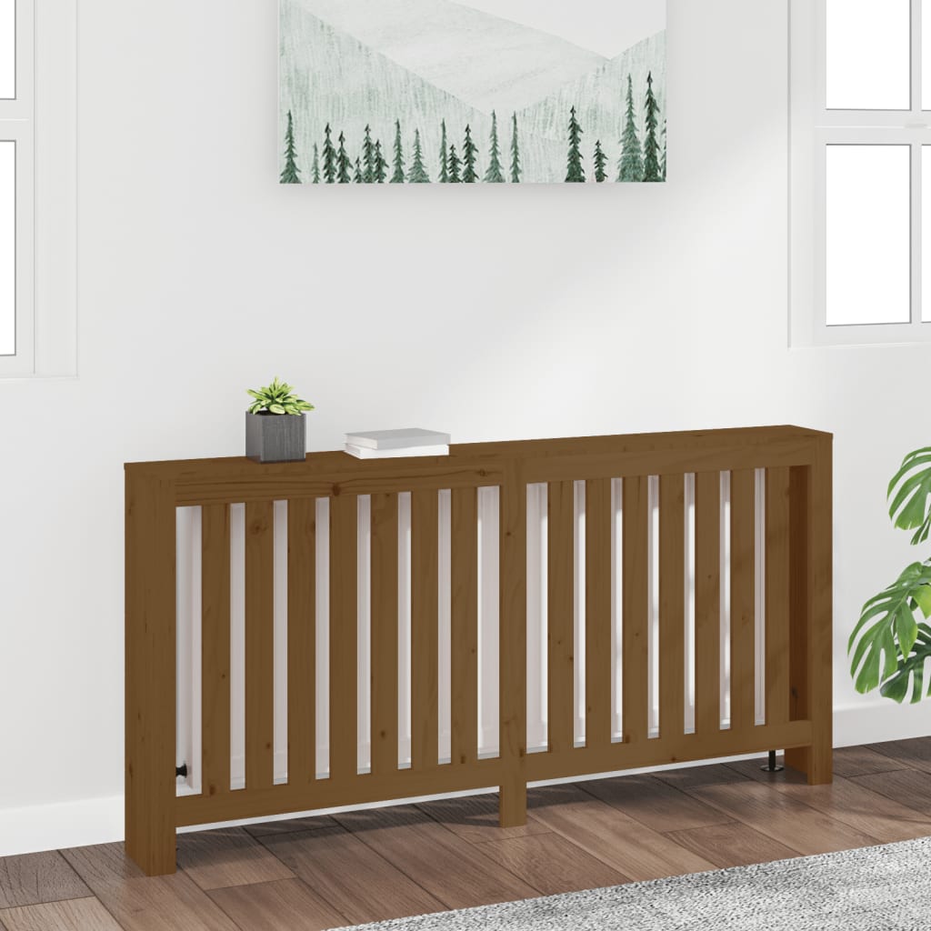 Radiator Cover Solid Wood Pine