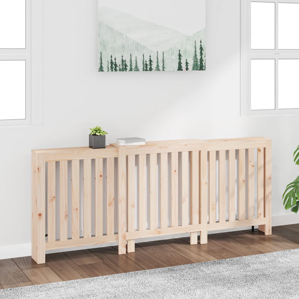 Radiator Cover Solid Wood Pine