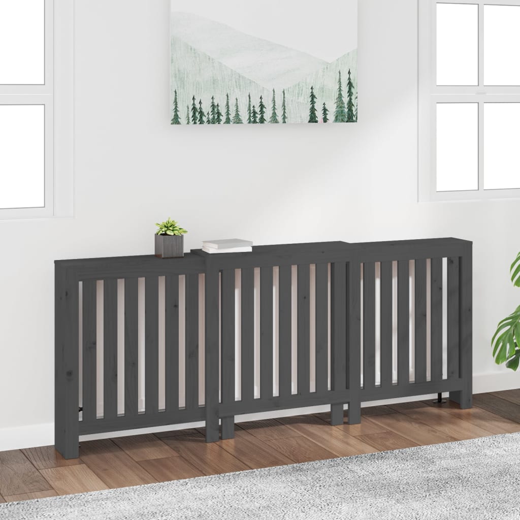 Radiator Cover Solid Wood Pine